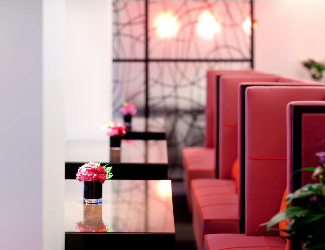 全席個別のプライベートブース