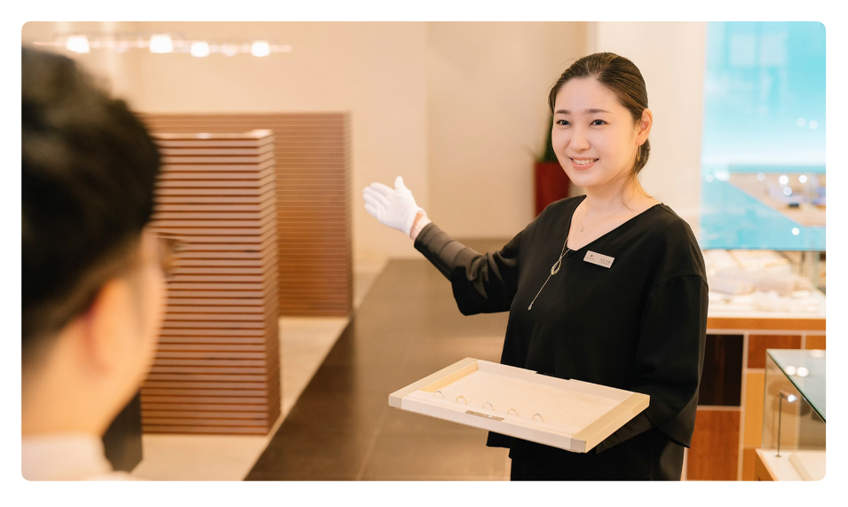 個別ブースへご案内