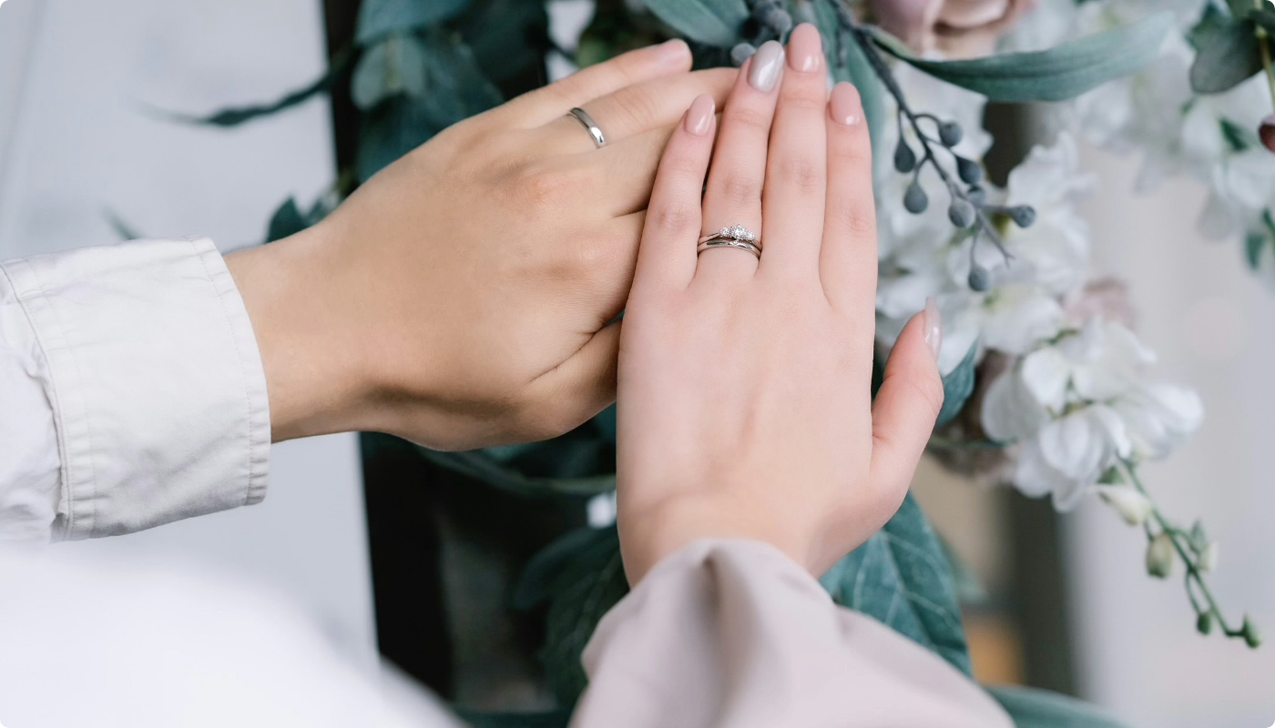 おふたりだけの指輪の完成