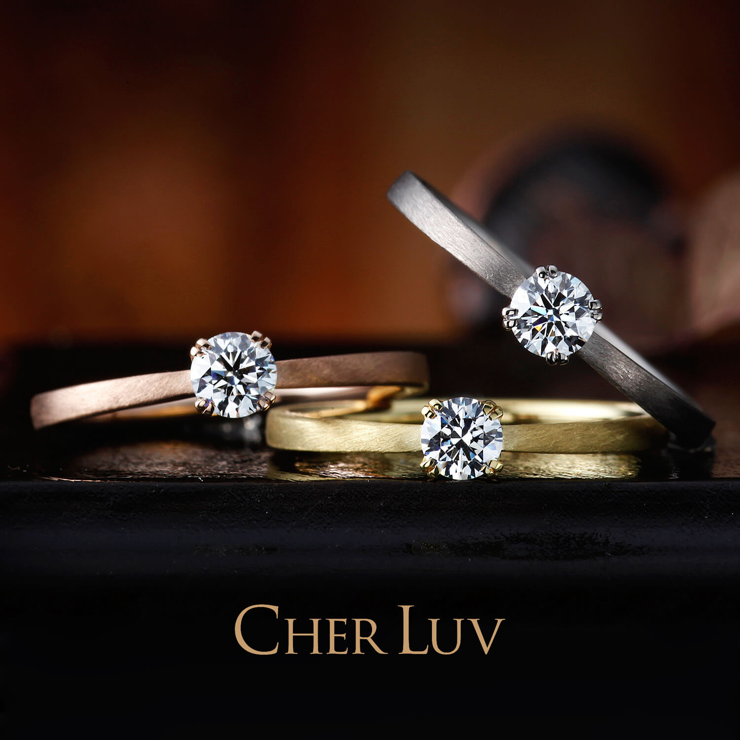 CHERLUVシェールラヴの婚約指輪FREESIAフリージア