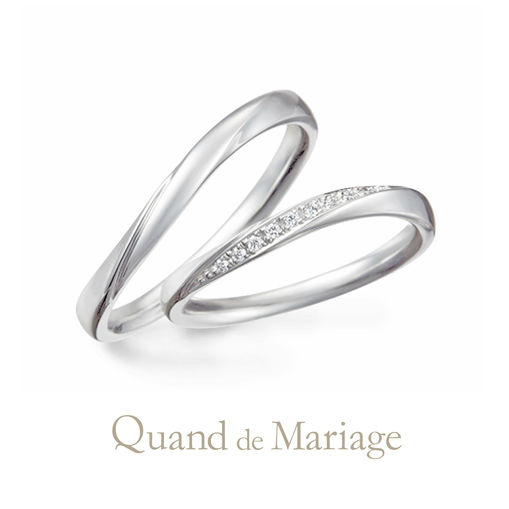 Quand de Mariageクワンドゥマリアージュの結婚指輪でマリッジリングのToujours ensembleトゥジュール アンサンブル