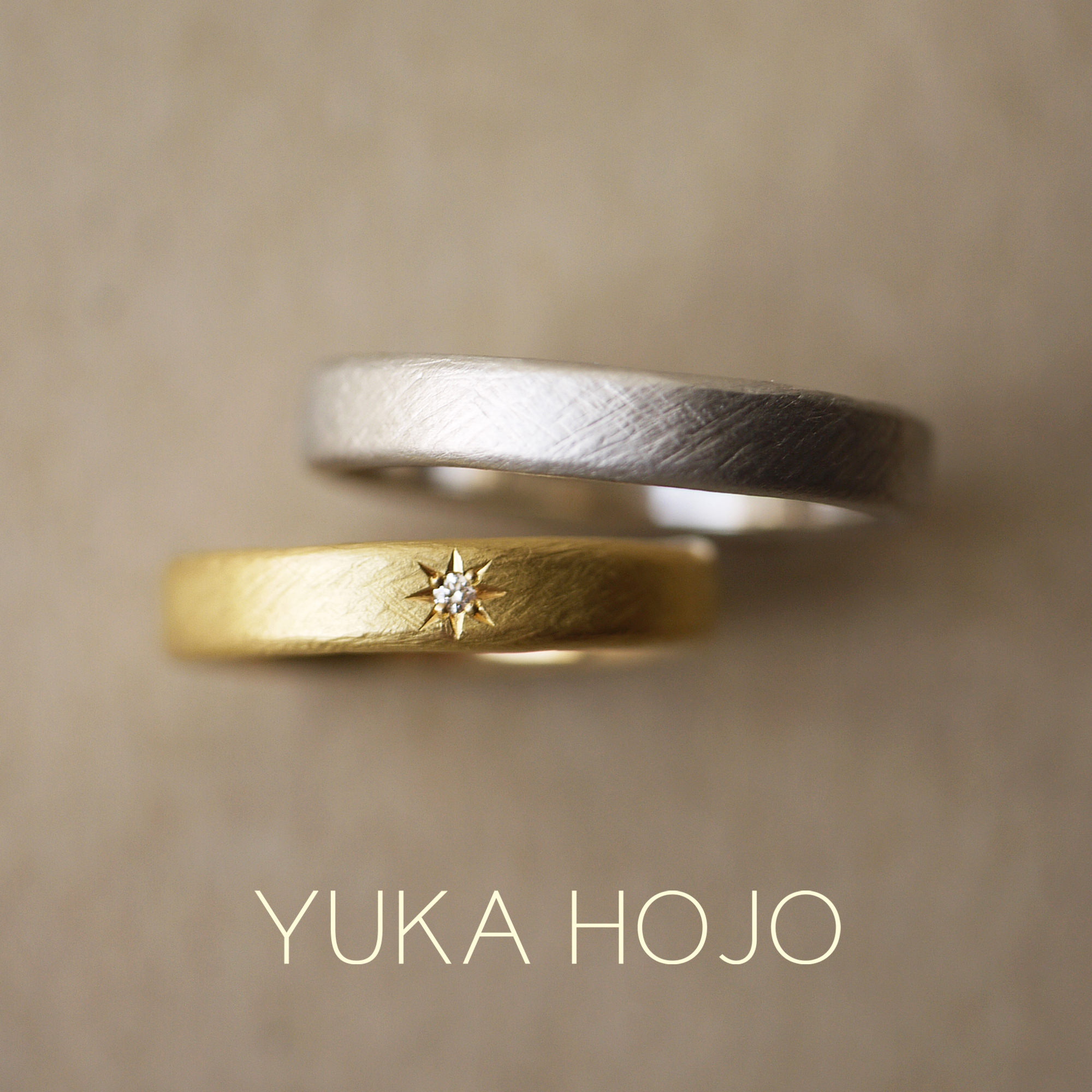 YUKA HOJOユカホウジョウの結婚指輪でマリッジリングのWeaveウィーブ