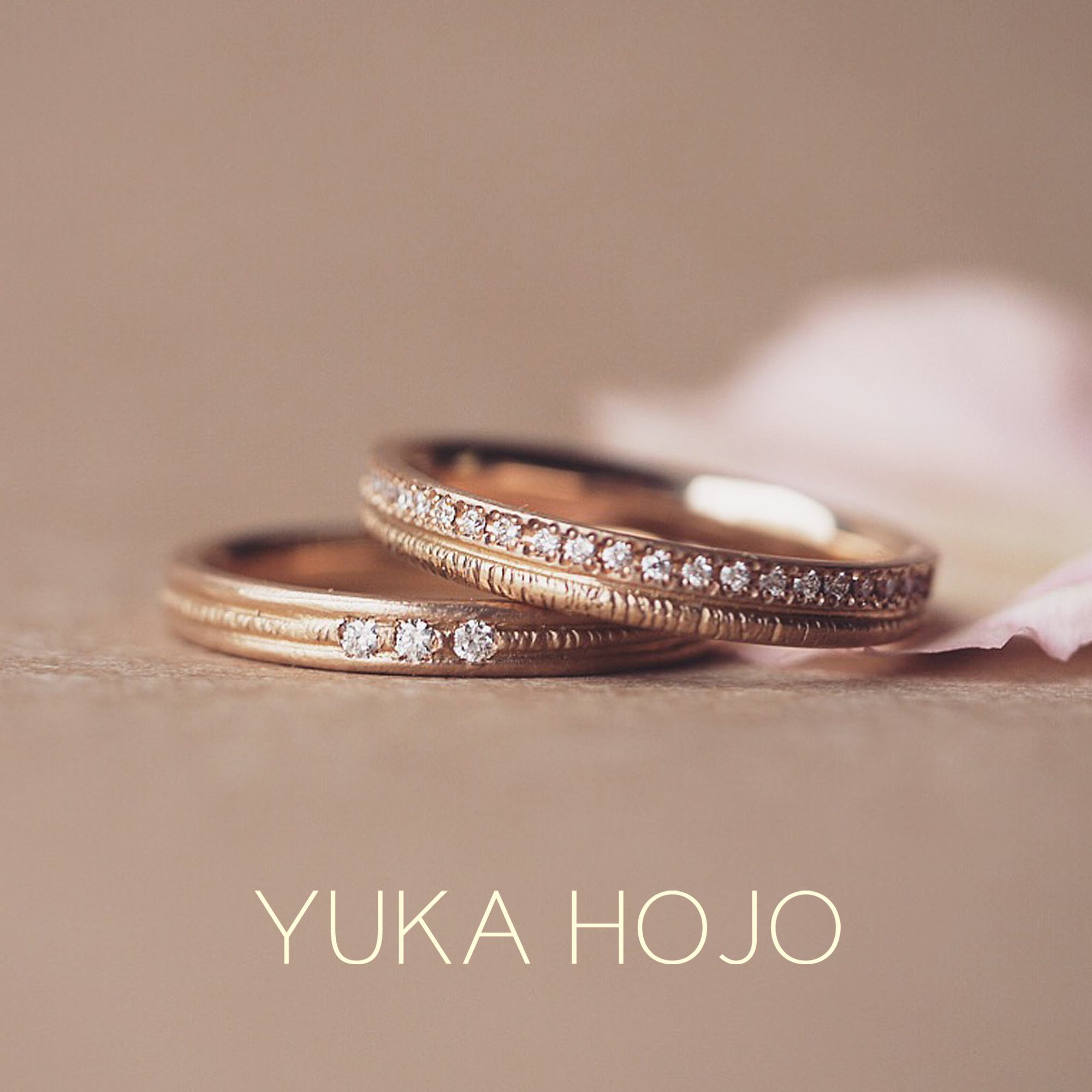 YUKA HOJOユカホウジョウの結婚指輪でマリッジリングのPathパスとCalmカーム