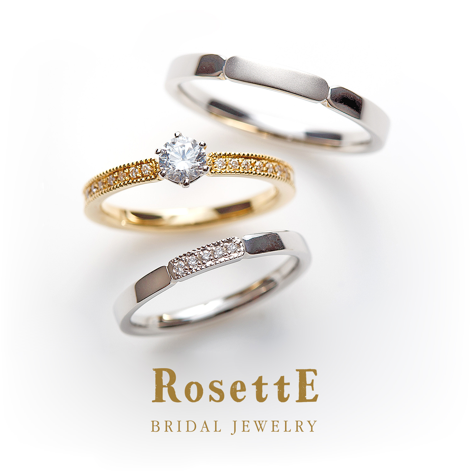 RosettE ロゼットの婚約指輪でエンゲージリングと結婚指輪でマリッジリングの GROOVE 木立ち