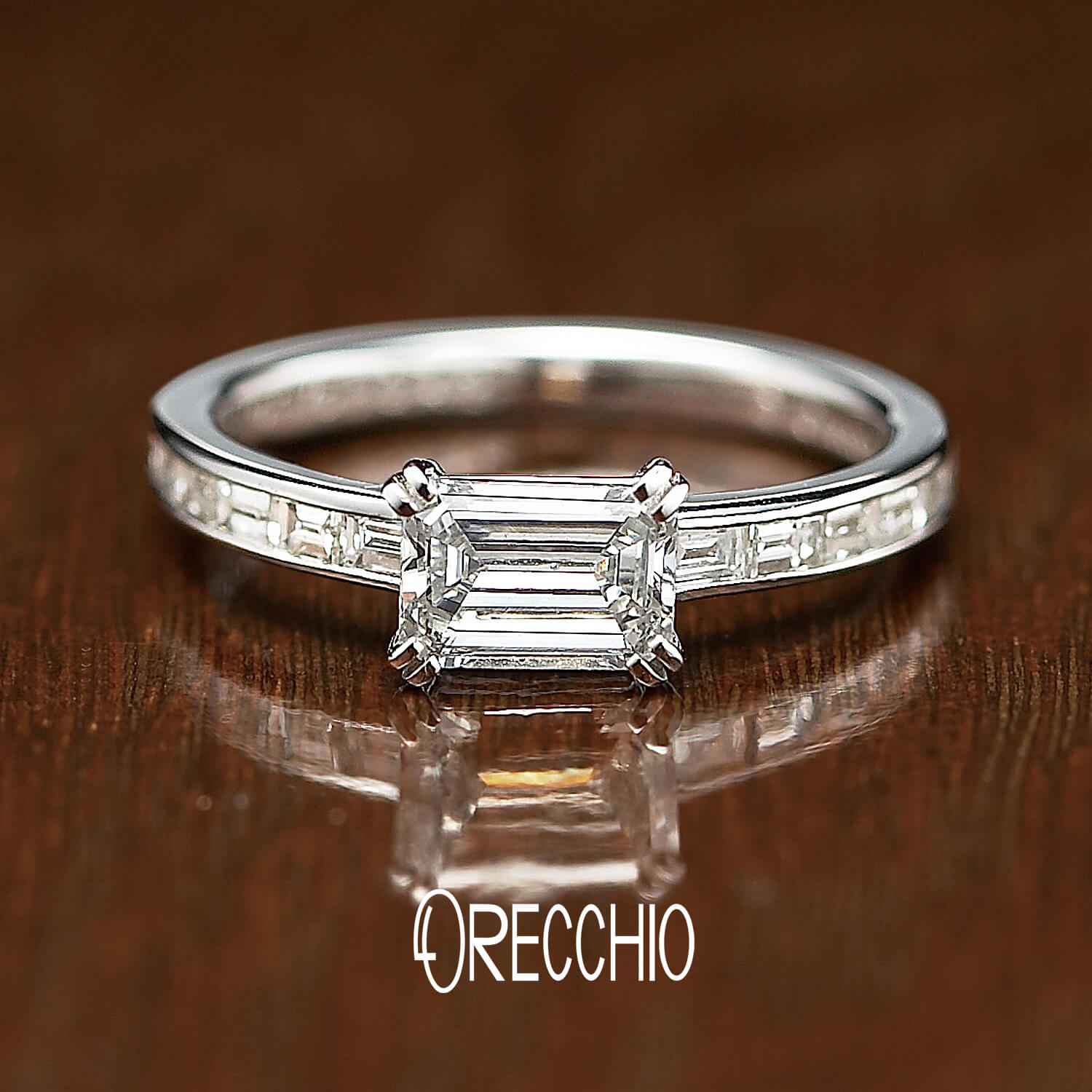 ORECCHIOオレッキオの婚約指輪amanアマンAE-1303