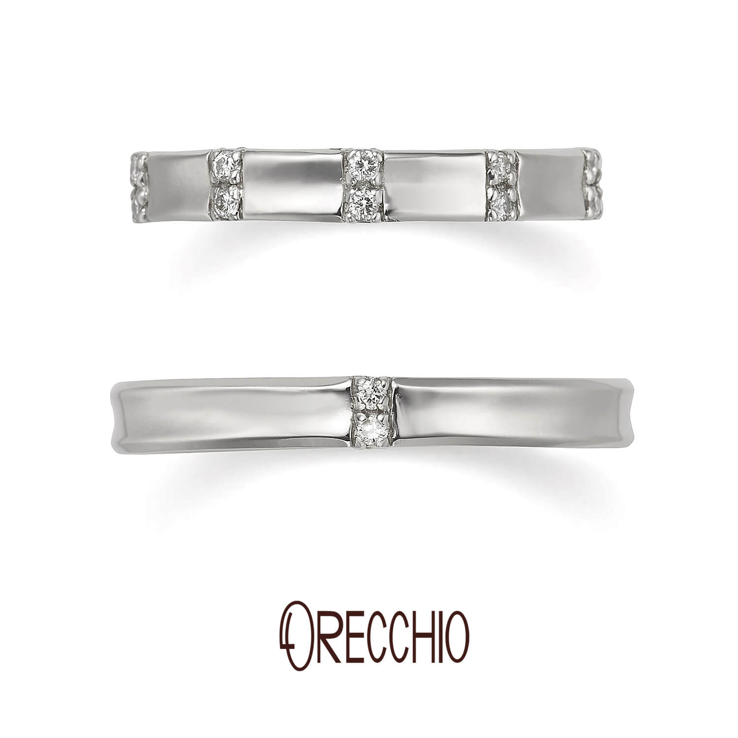 ORECCHIOオレッキオの結婚指輪monacoモナコMM-2008とMM-2007