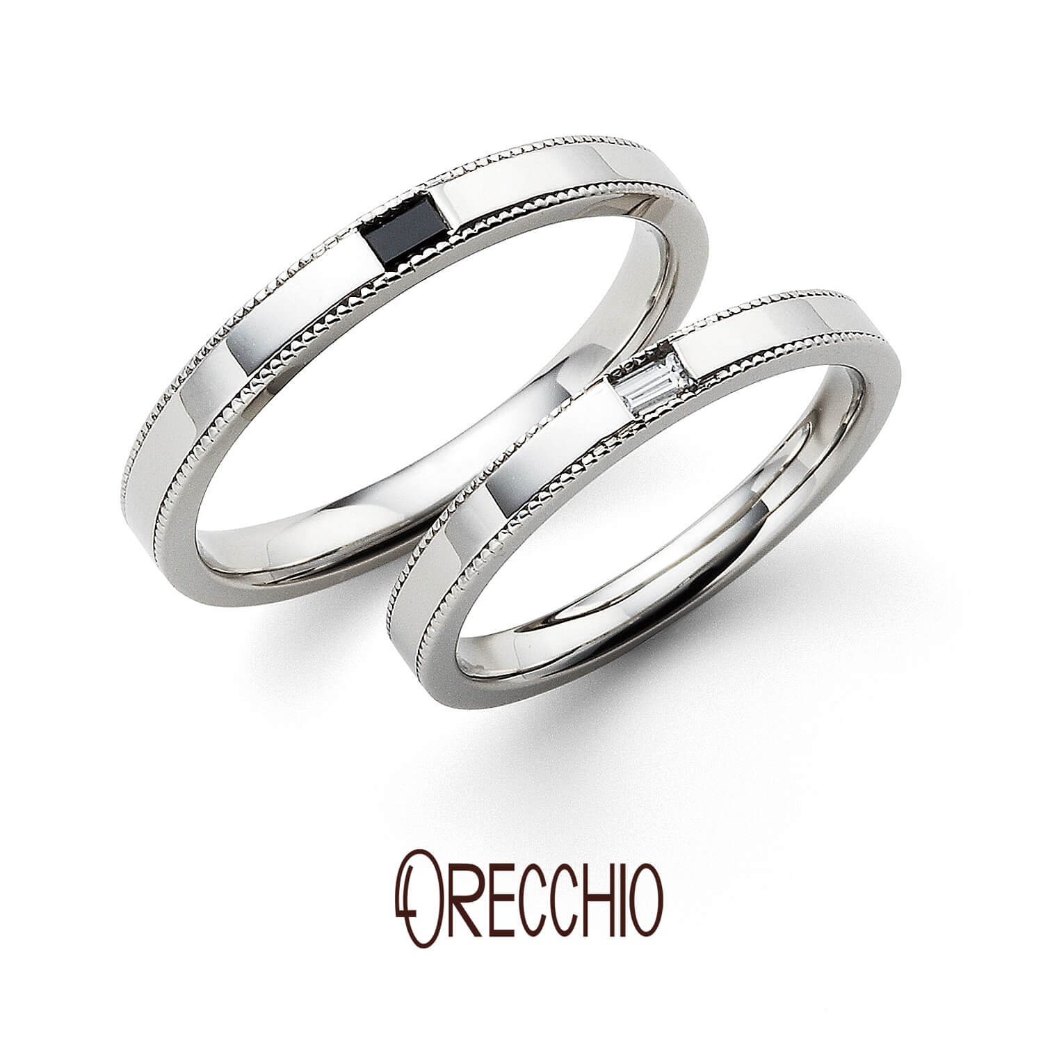 ORECCHIOオレッキオの結婚指輪safariサファリFM-2216とFM-2215