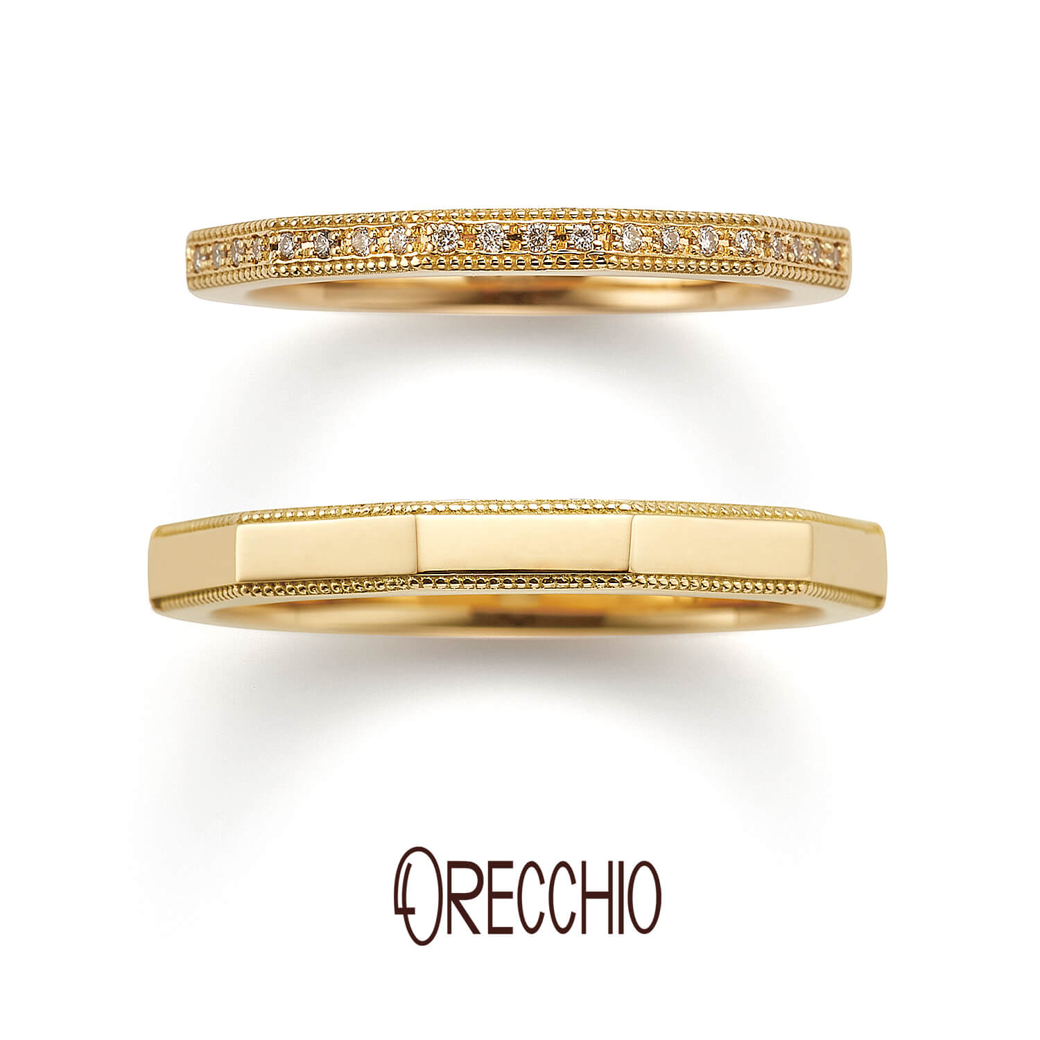 ORECCHIOオレッキオの結婚指輪safariサファリFM-2226とFM-2225