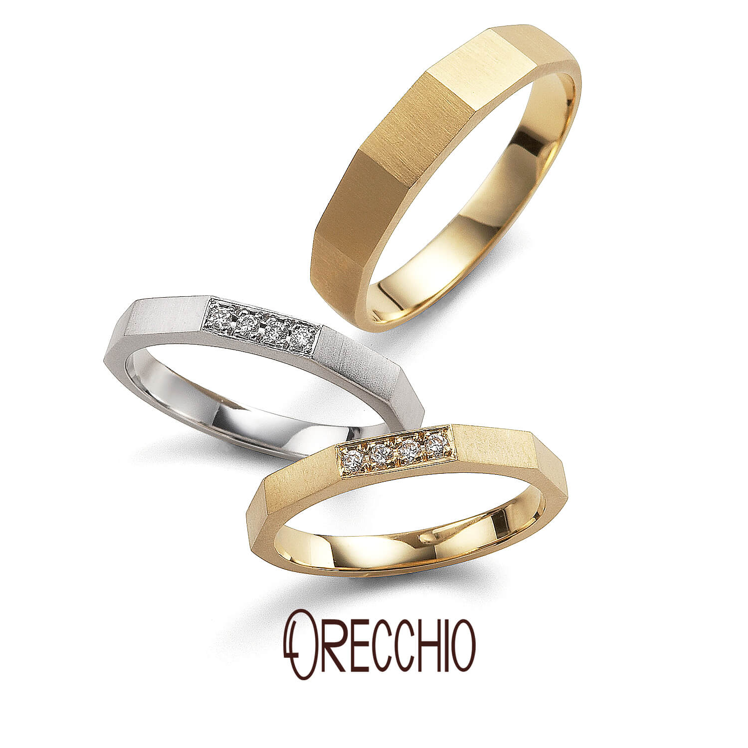 ORECCHIOオレッキオの結婚指輪safariサファリFM-2206とFM-2205