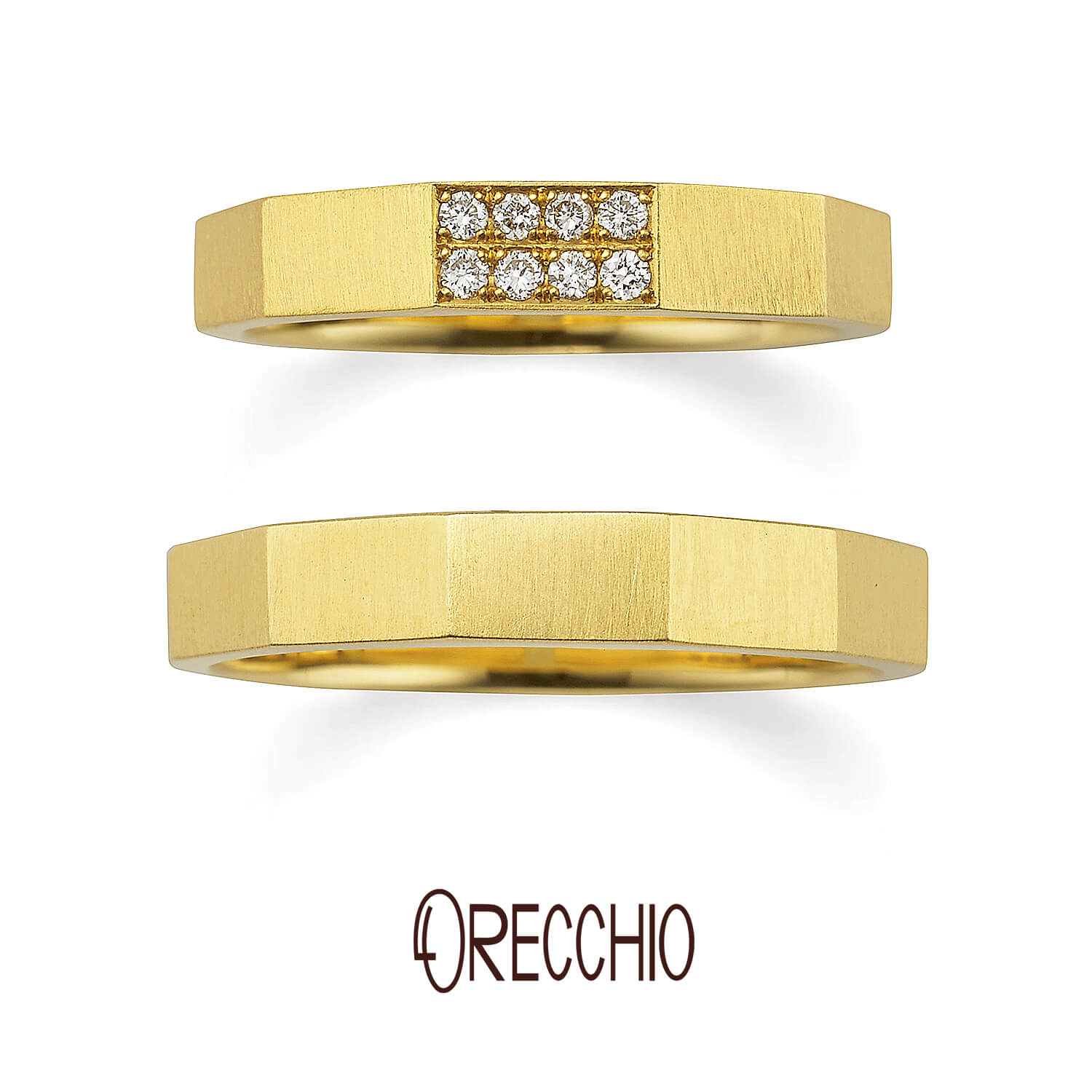 ORECCHIOオレッキオの結婚指輪safariサファリFM-2206とFM-2205
