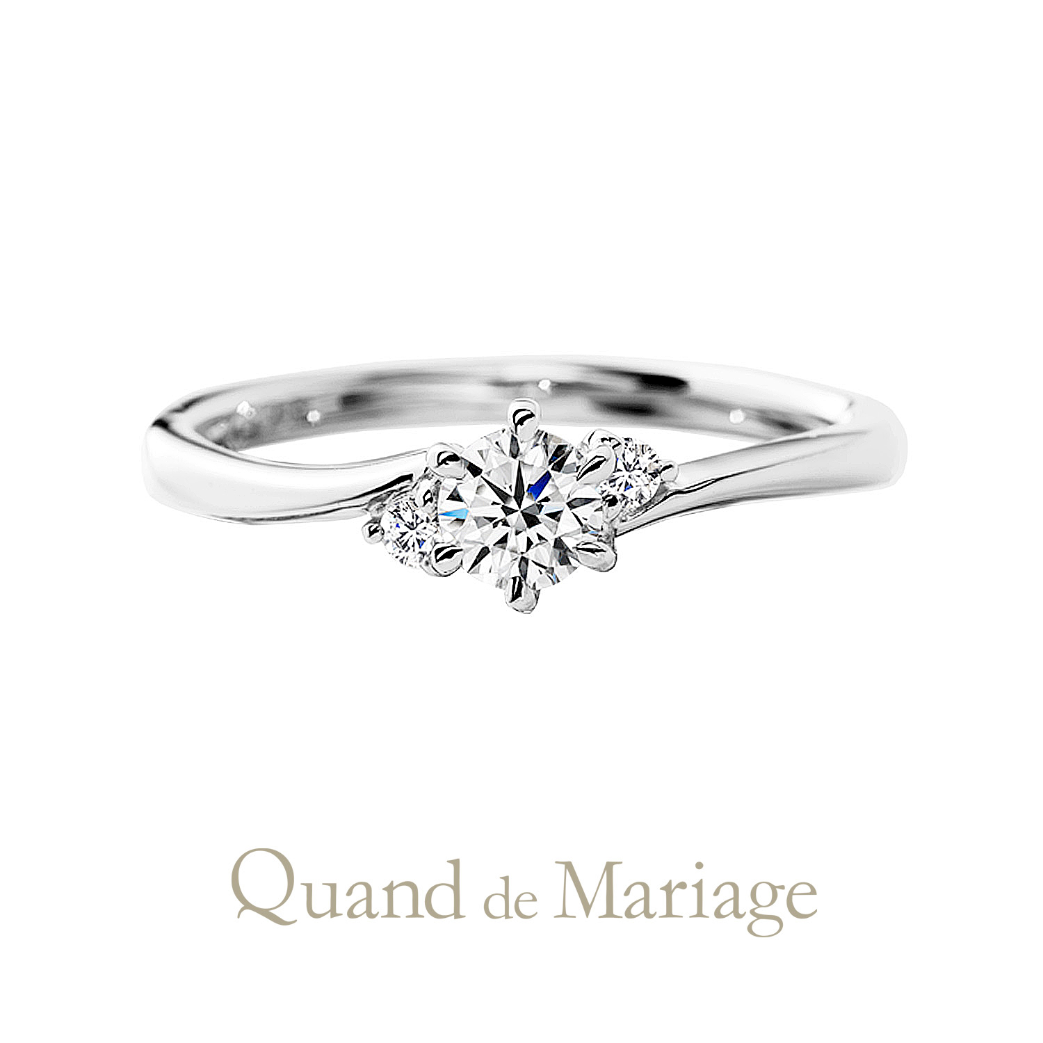 QuanddeMariageのクワンドゥマリアージュの婚約指輪でEngagementringでエンゲージリングのSanteのサンテ