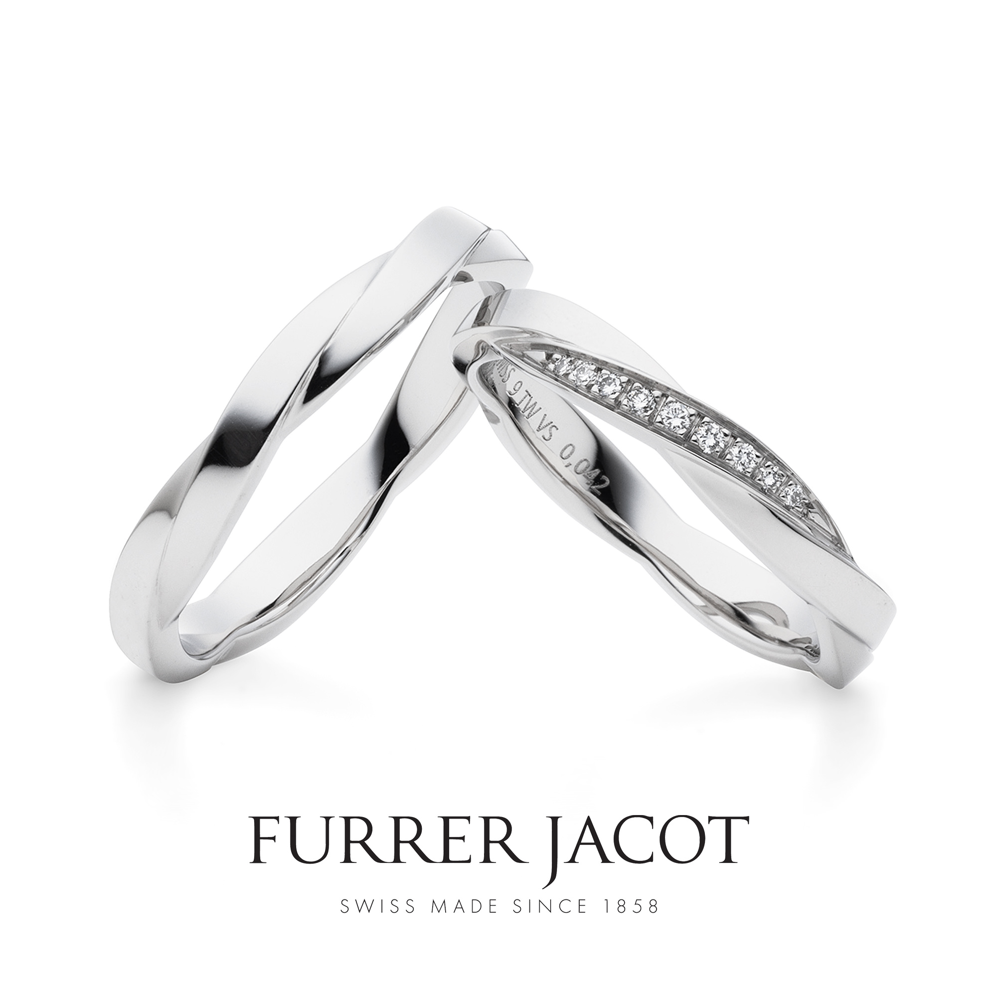 FURRER JACOTフラージャコ―の結婚指輪でマリッジリングの160th Anniversary collection ITO160th アニバーサリーコレクション糸
