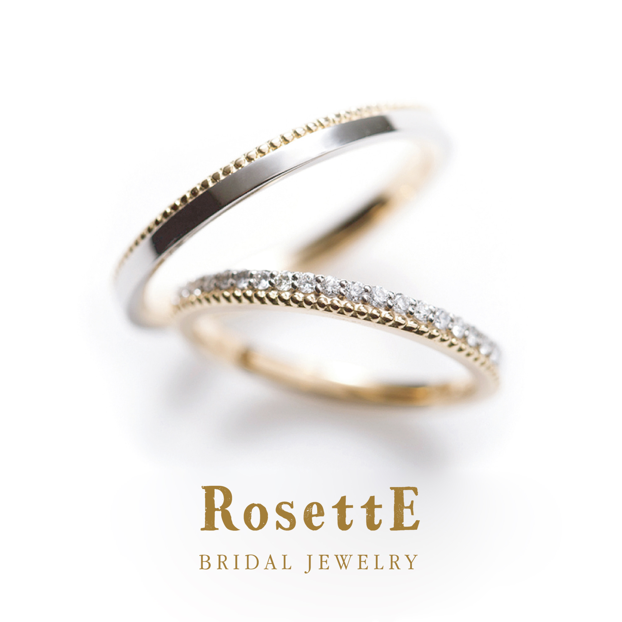 Rosetteロゼットの結婚指輪マリッジリングのしずくDEWDROP