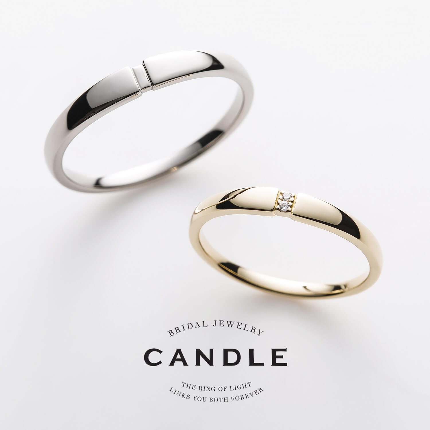 CANDLEキャンドルの結婚指輪Rollロール