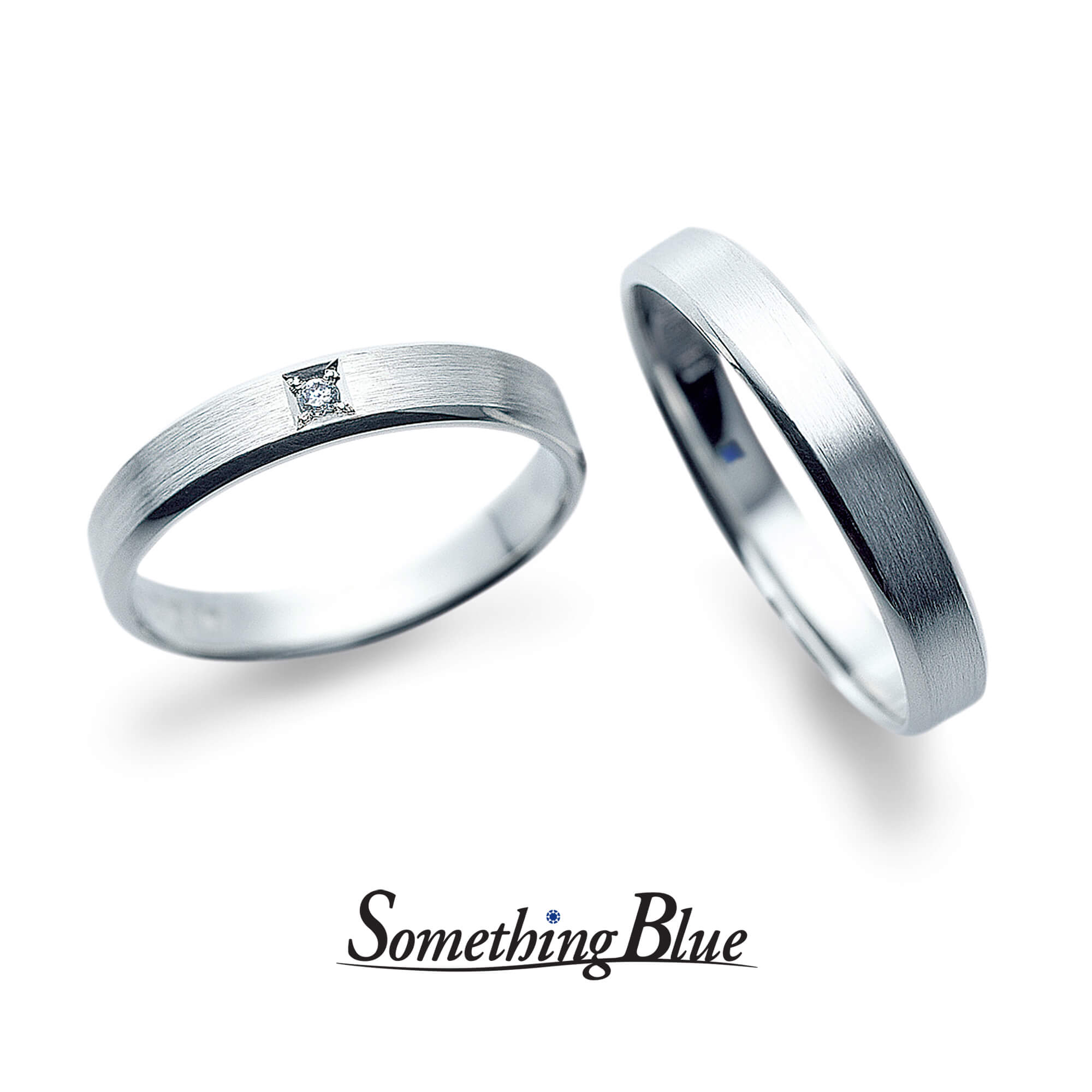 SomethingBlueサムシングブルーの結婚指輪Squareスクエア