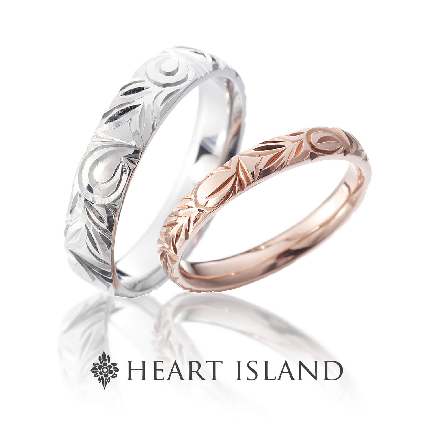 HEARTISLANDハートアイランドの結婚指輪TROPICALSCROLLトロピカルスクロール