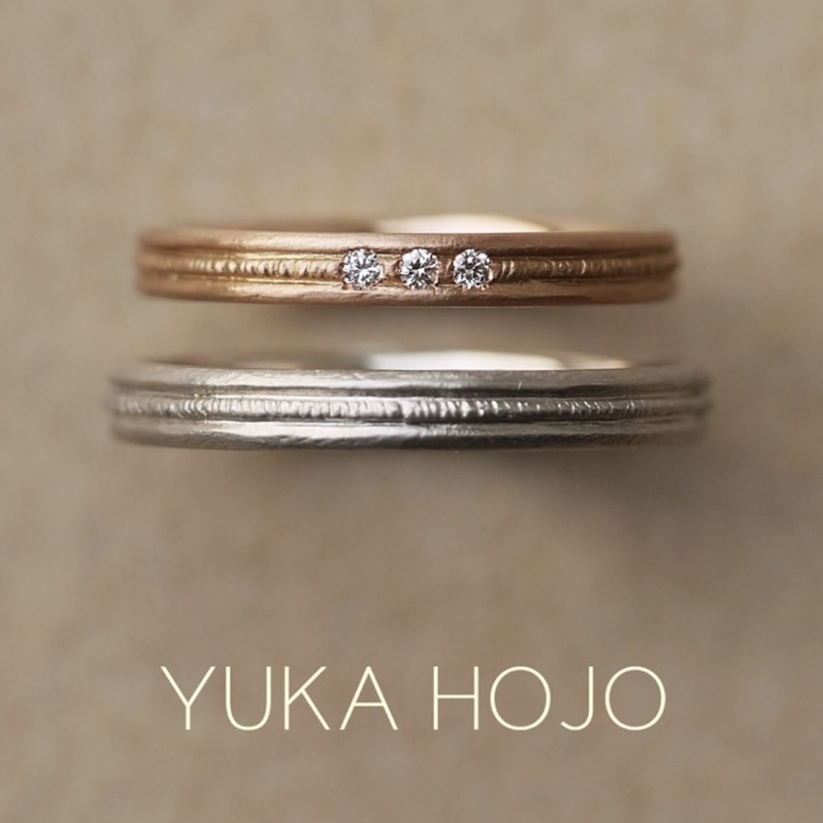 YUKAHOJOユカホウジョウの結婚指輪でマリッジリングのcalmカーム