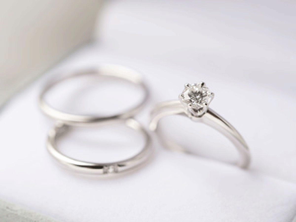 福山市婚約指輪・結婚指輪プラチナ素材