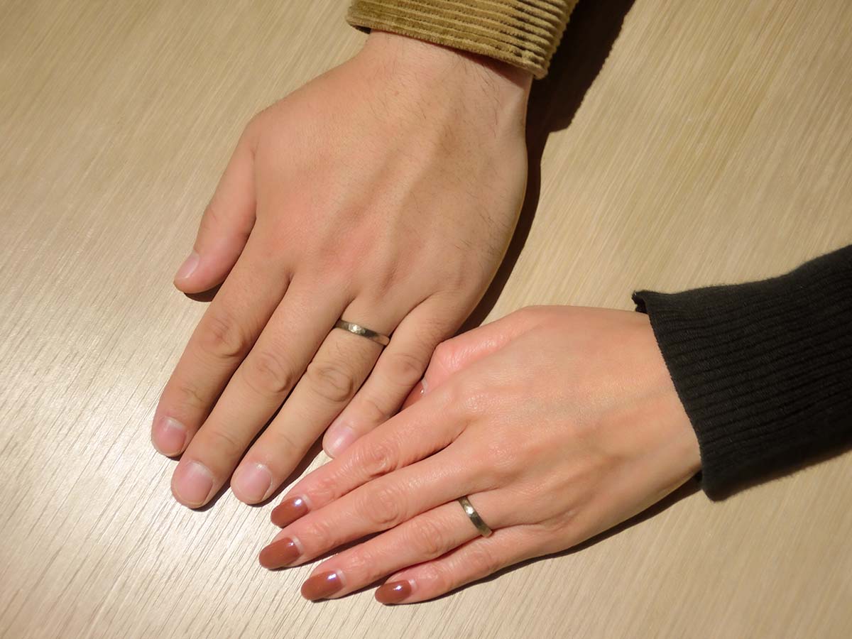 広島県広島市の中国地方最大級のセレクトジュエリーショップVANillAヴァニラでハワイアンジュエリーの結婚指輪でマリッジリングをご成約されたT様Y様カップル