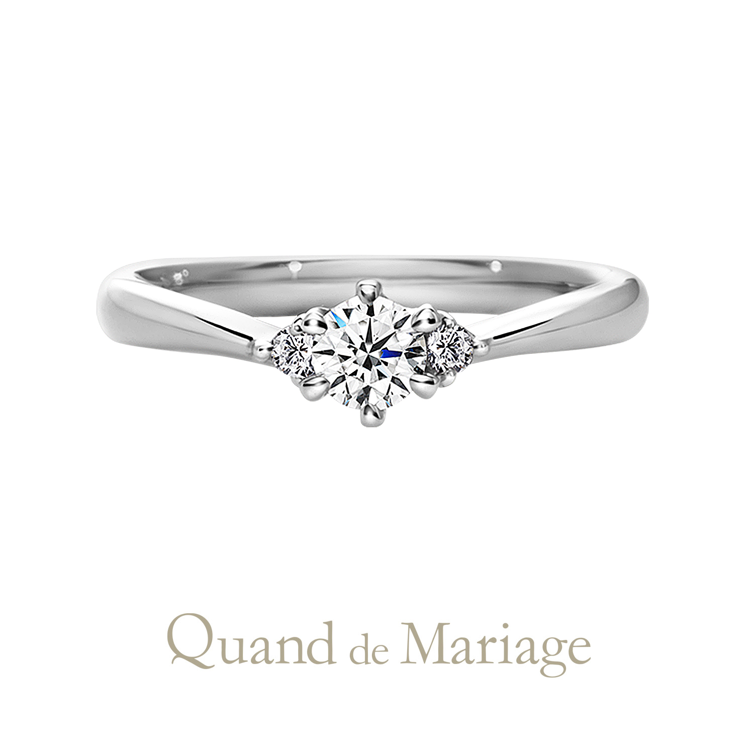 QuanddeMariageのクワンドゥマリアージュの婚約指輪でEngagementringでエンゲージリングのAngeのアンジュ
