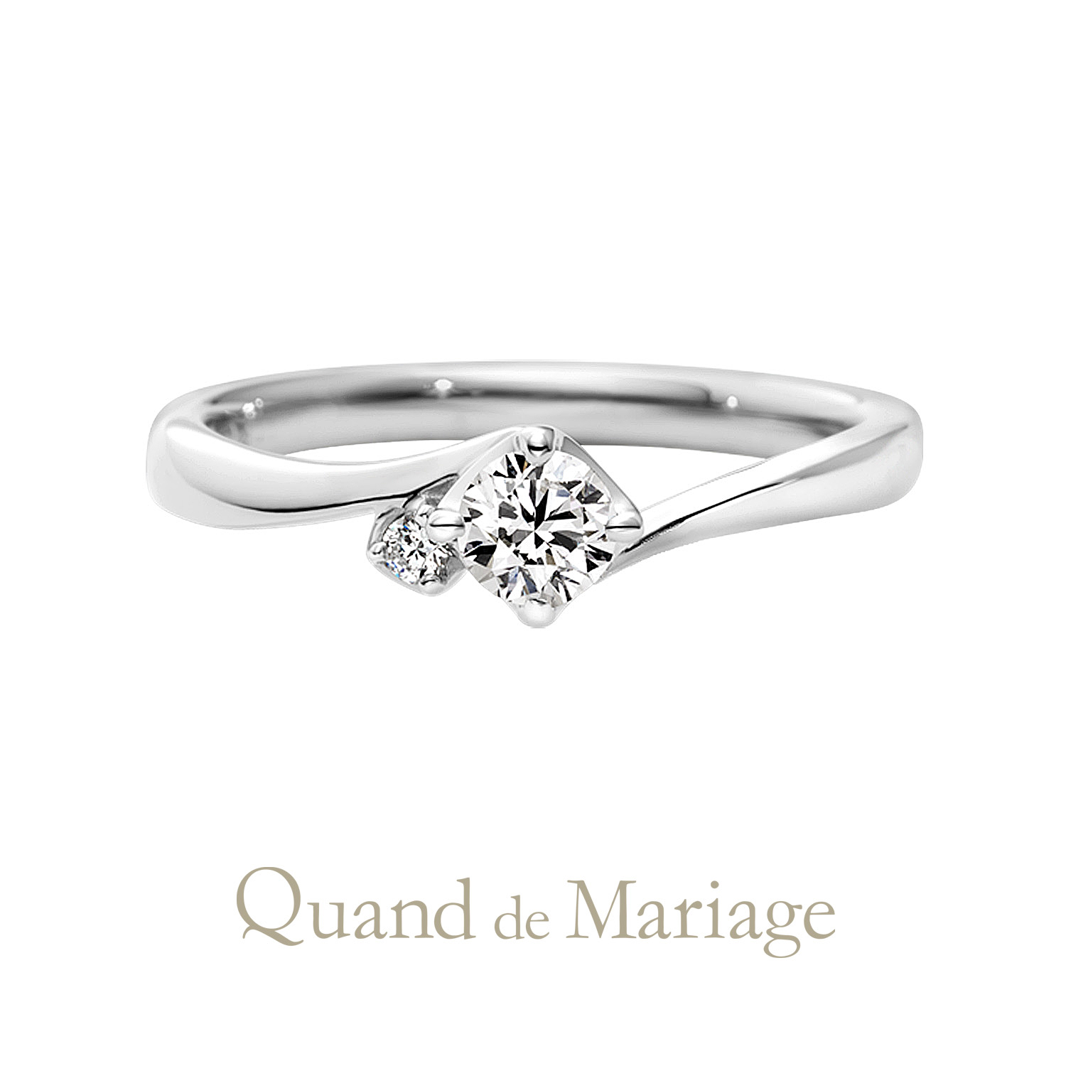 QuanddeMariageのクワンドゥマリアージュの婚約指輪でEngagementringでエンゲージリングのDouxbriseのドゥブリーズ
