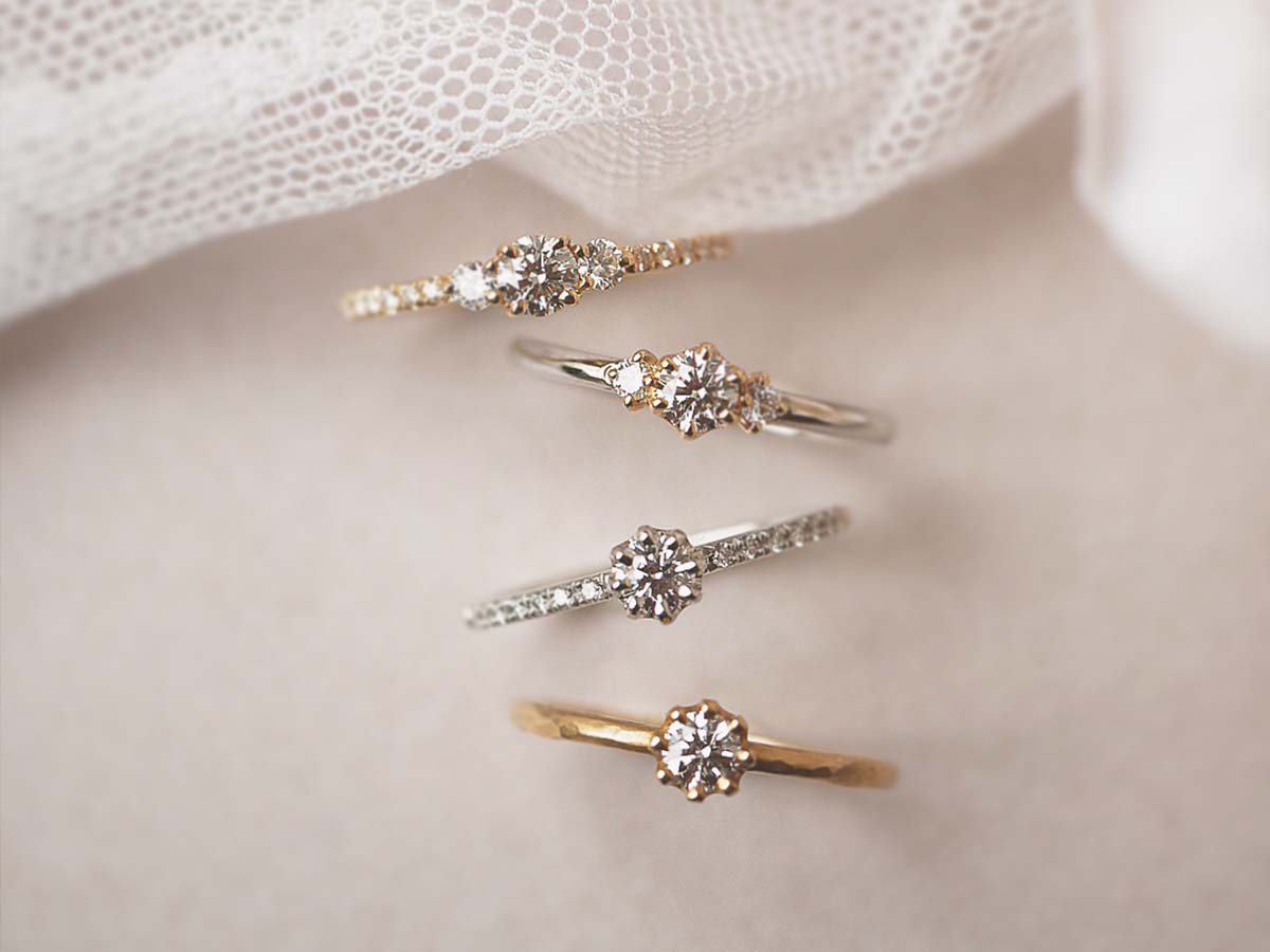 YUKAHOJOユカホウジョウの色々なデザインの人気の婚約指輪