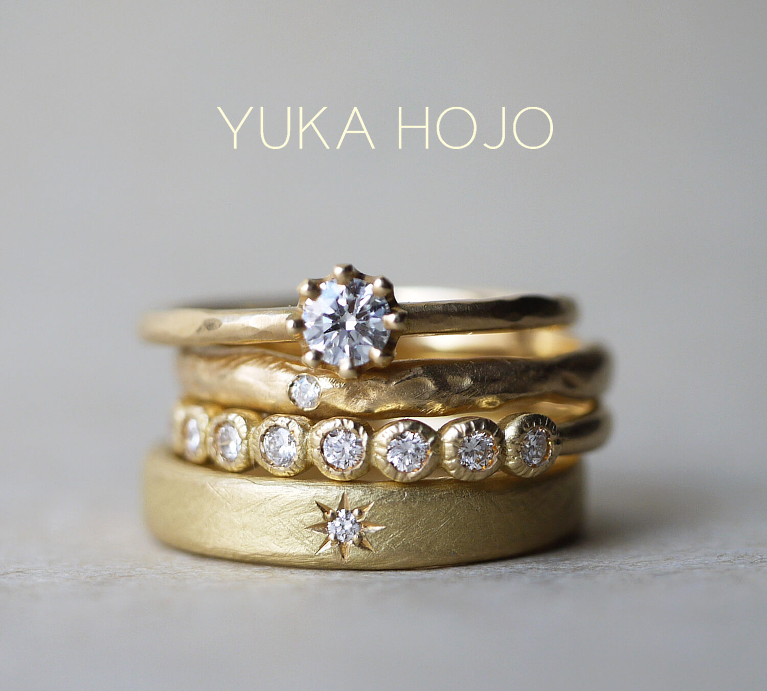 YUKAHOJOユカホウジョウの婚約指輪と結婚指輪