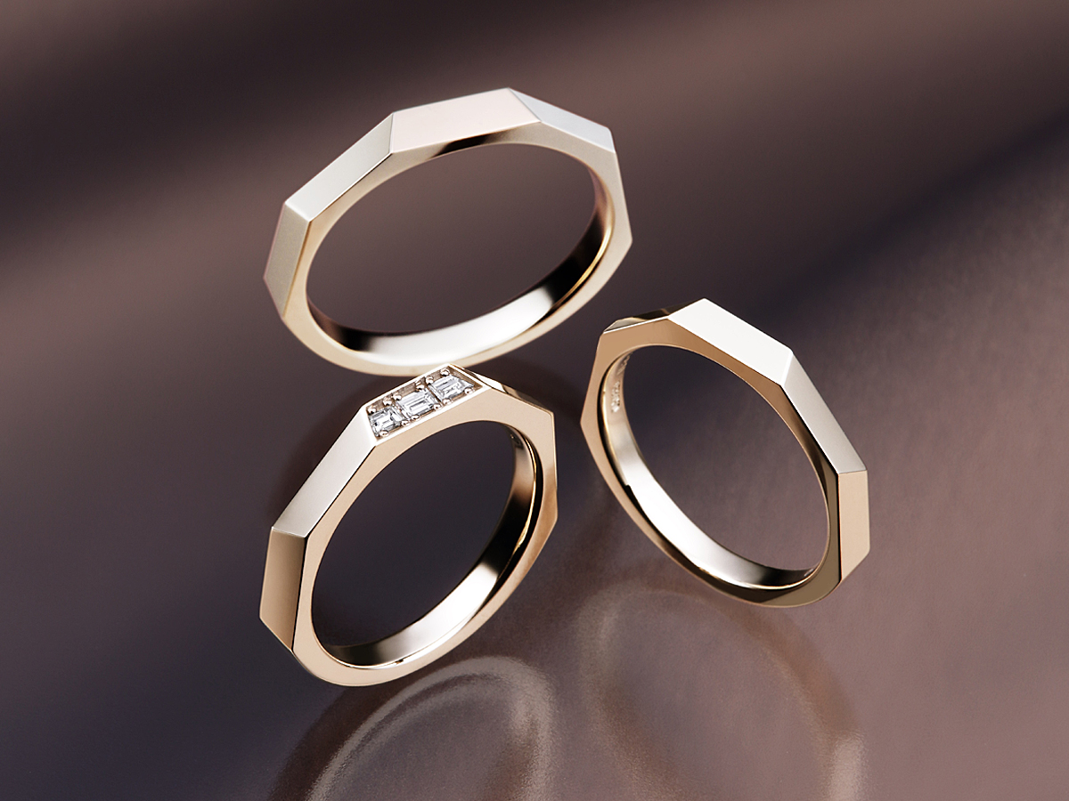 ORECCHIOオレッキオの結婚指輪マリッジリングMarriagering のsafariサファリ