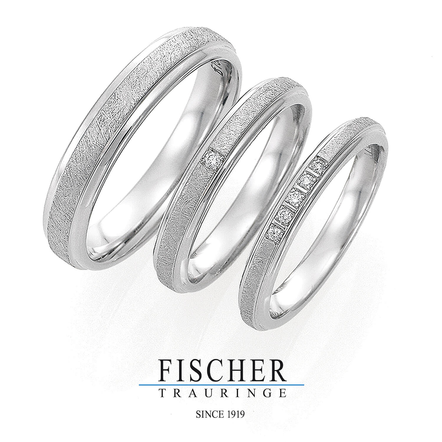 FISCHERフィッシャーの結婚指輪でWeddingRingウェディングリング9750276-030D1と9650067-035