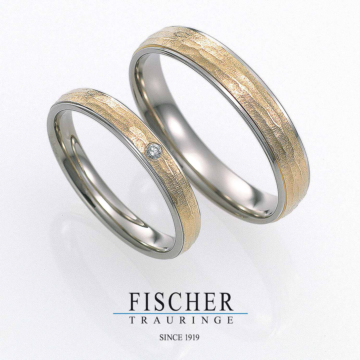 FISCHERフィッシャーの結婚指輪でWeddingRingウェディングリング9750349-030と99650349-040