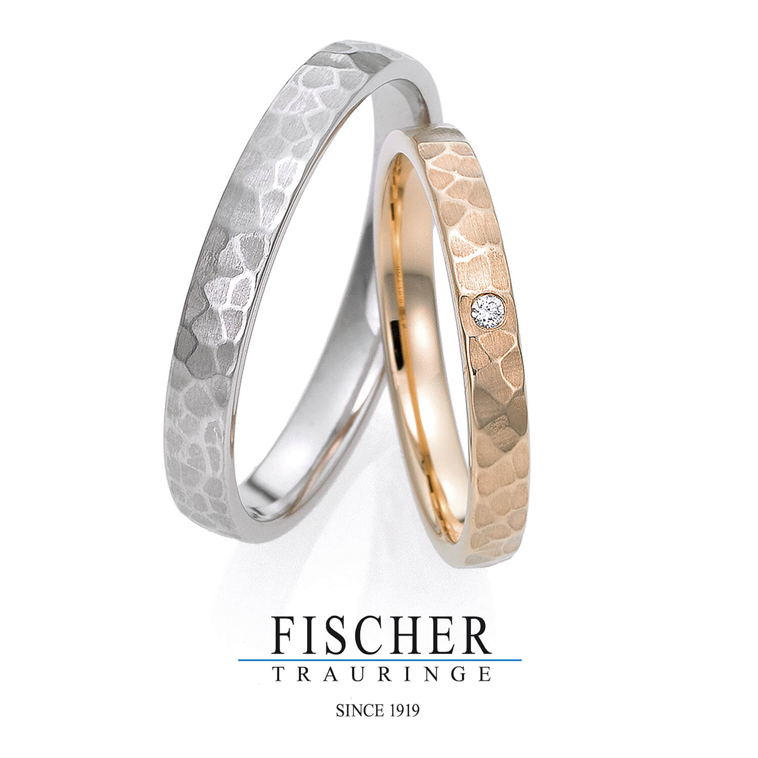 FISCHERフィッシャーの結婚指輪でWeddingRingウェディングリング9750424-025と9650424-030