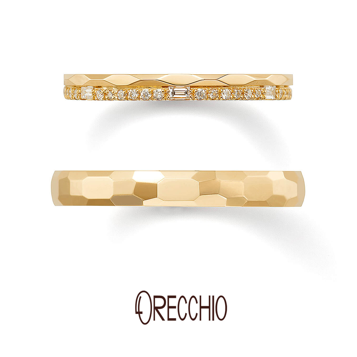 ORECCHIOオレッキオの結婚指輪amanアマンAM-2314とAM-2313