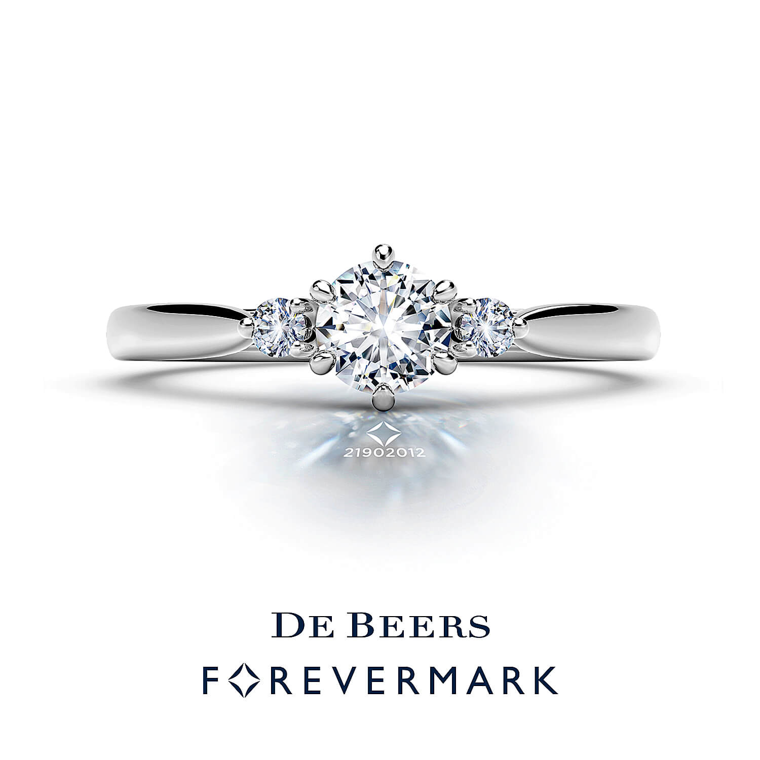 DEBEERSFOREVERMARKデビアスフォーエバーマークの婚約指輪エンゲージリングEngagementringのPegasusringペガサスリング
