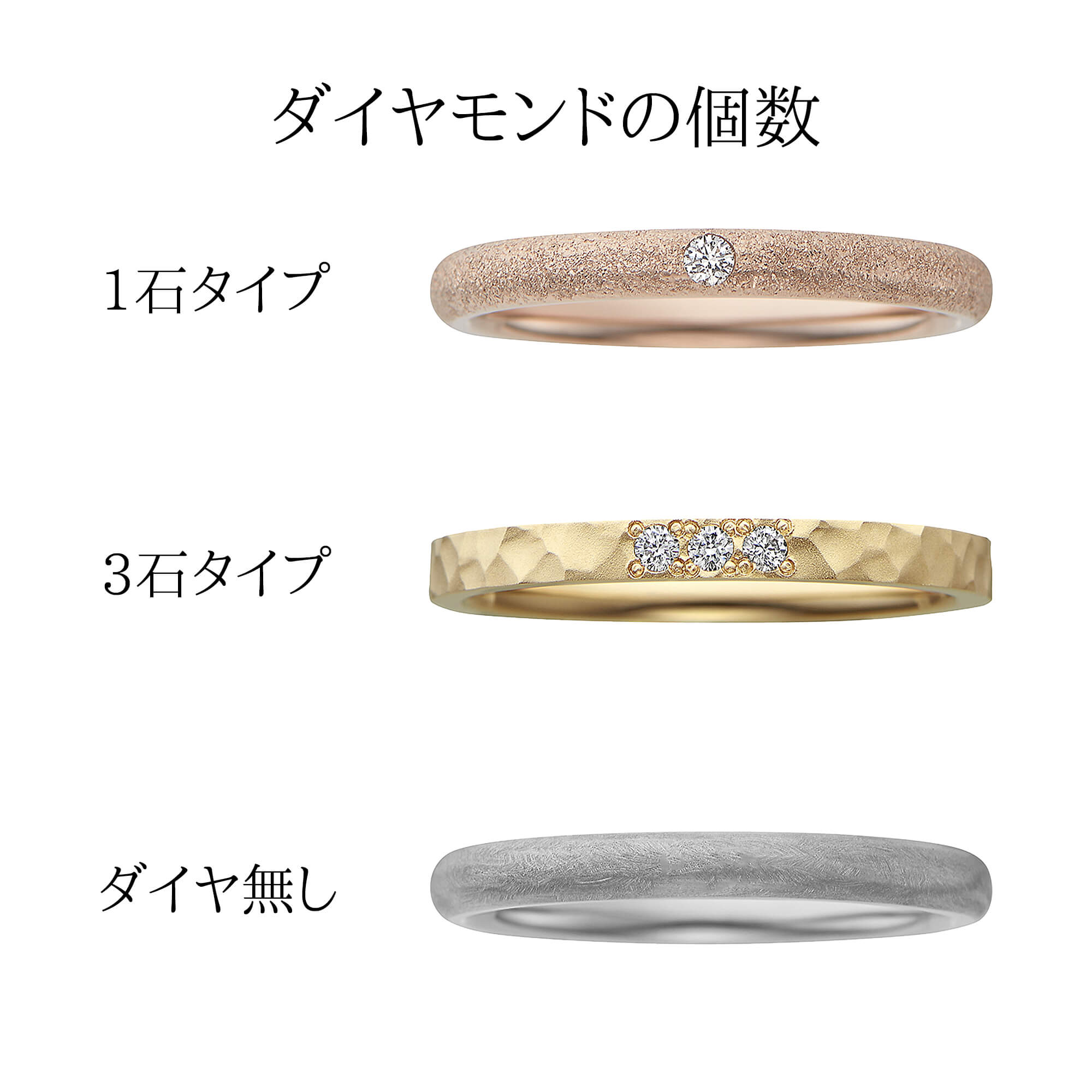 VANillA×SomethingBlueヴァニラ×サムシングブルーの結婚指輪マリッジリングMarriageringのLilasリラのダイヤモンドの個数