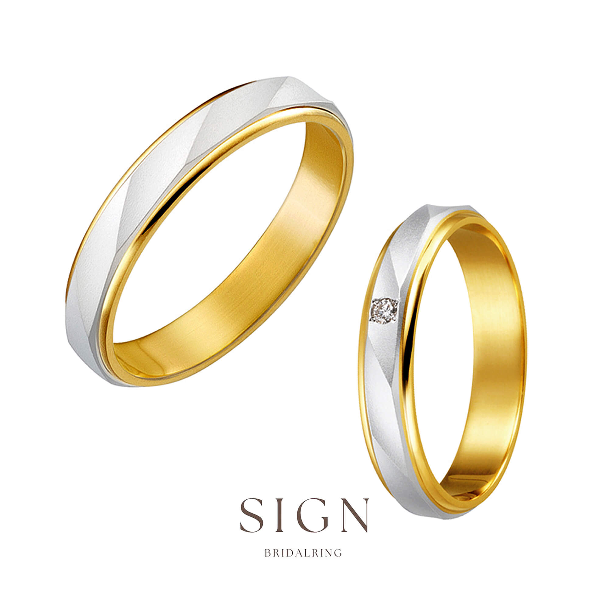 SIGNサインの結婚指輪マリッジリングMarriageringのcarveカーヴ