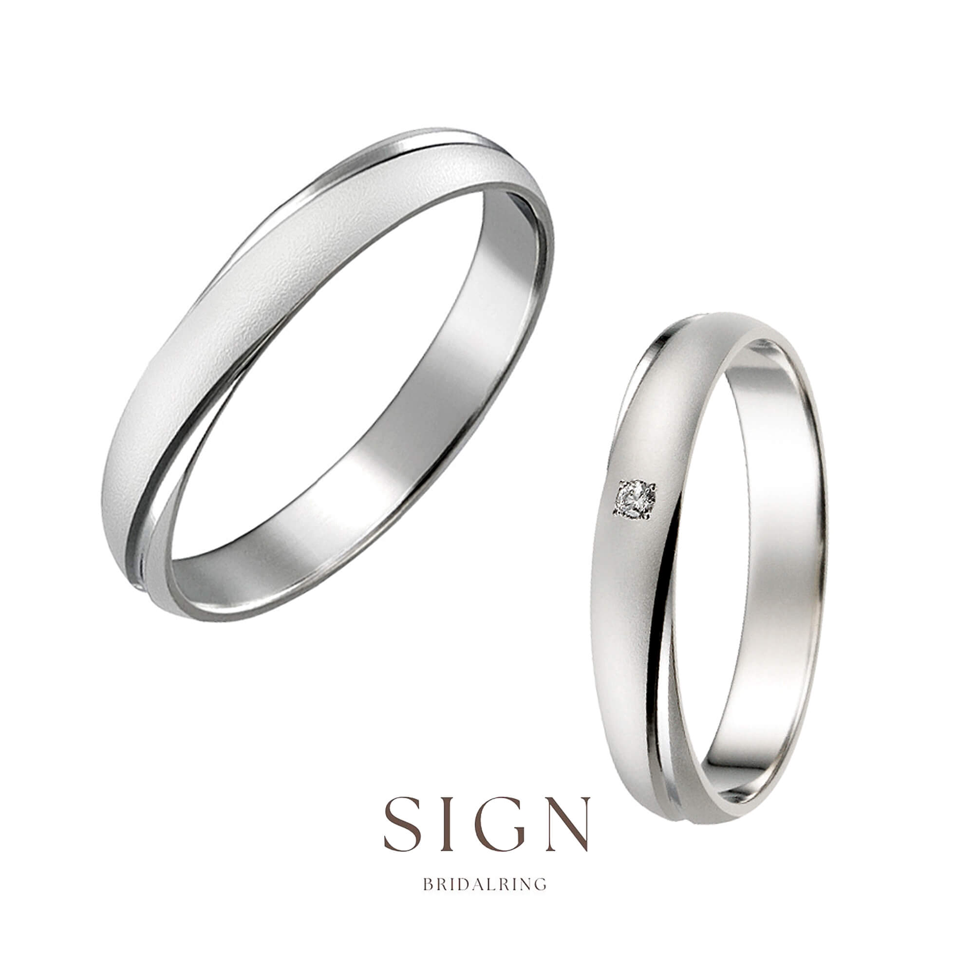 SIGNサインの結婚指輪マリッジリングMarriageringのsymbolシンボル
