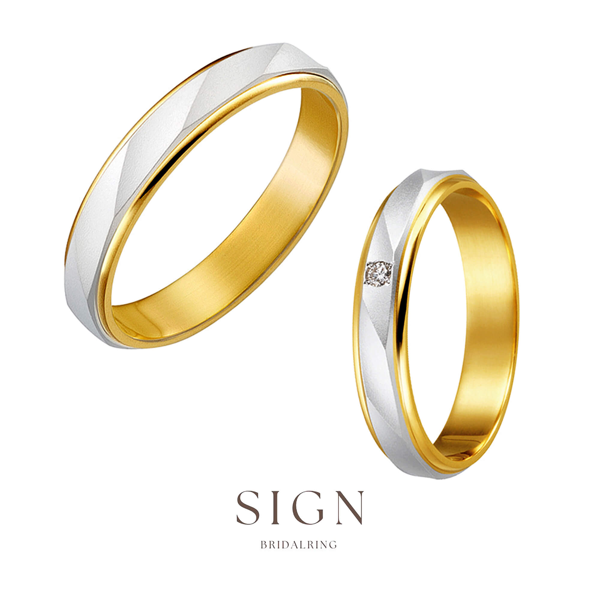 SIGNサインの結婚指輪マリッジリングMarriageringのcarveカーヴ
