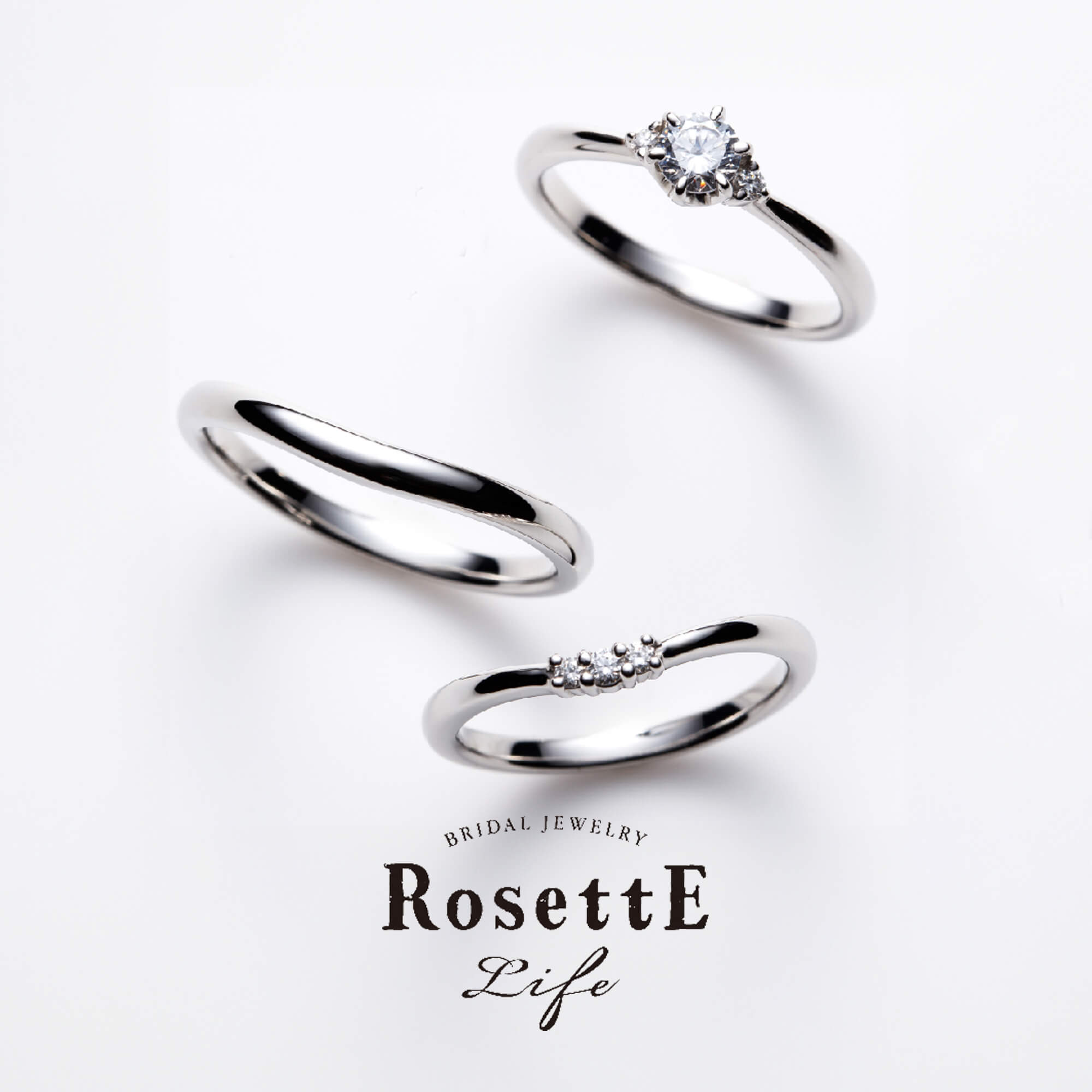 RosettELifeロゼットライフの婚約指輪と結婚指輪のセットリングPurePoetryピュアポエトリー